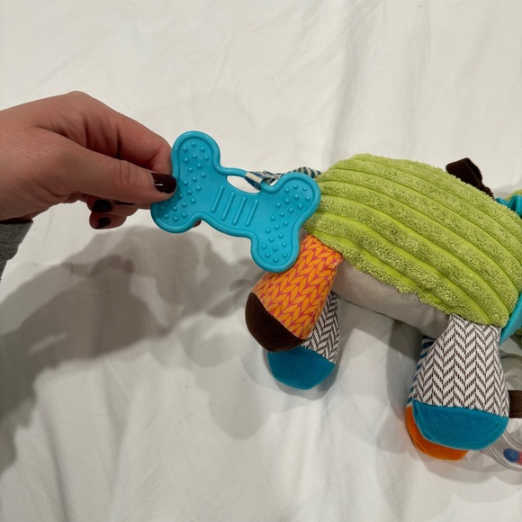 Skip Hop Bandana Buddies Baby Activity & Teething Toy with Multi Sensory Rattle - Picture 7 of 7
